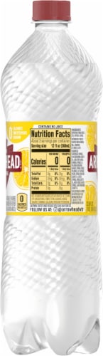 Arrowhead® Lemon Sparkling Mountain Spring Water Perspective: right