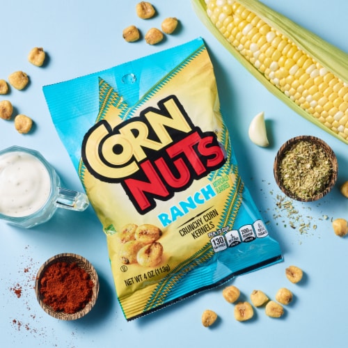 CORN NUTS Ranch Crunchy Corn Kernels Snack, 4 oz. Perspective: right