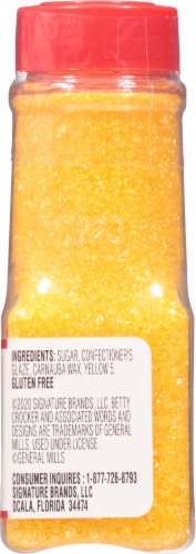 Betty Crocker Yellow Sugar Sprinkles Perspective: right