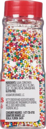 Betty Crocker™ Sprinkles Rainbow Nonpareils Perspective: right