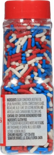 Betty Crocker™ Red White & Blue Sprinkles Perspective: right