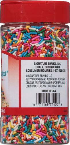 Betty Crocker™ Parlor Perfect Confetti Sprinkles Perspective: right