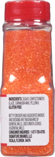 Betty Crocker™ Orange Sugar Sprinkles Perspective: right