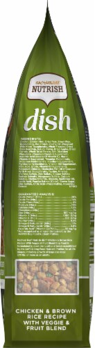 Rachael Ray® Nutrish Dish Chicken & Brown Rice with Veggies & Fruits Dog Food Perspective: right