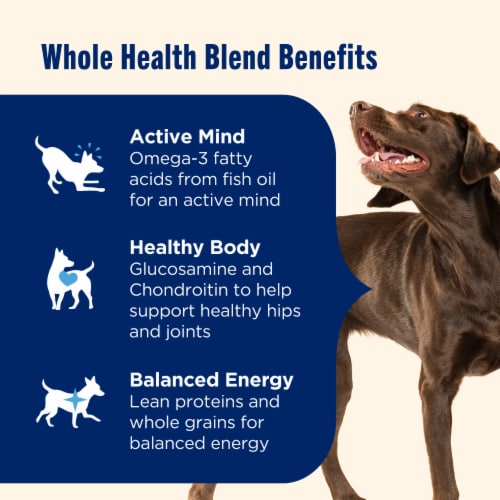 Nutrish Large Breed Real Beef, Pea, Carrot & Brown Rice Recipe Dry Dog Food 28 lb. Bag (Rachael Ray) Perspective: right