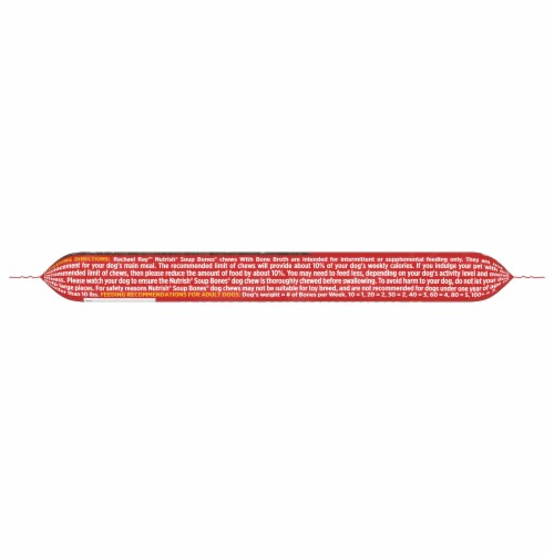 Rachael Ray Nutrish Soup Bones Beef Dog Chew Bones Perspective: right