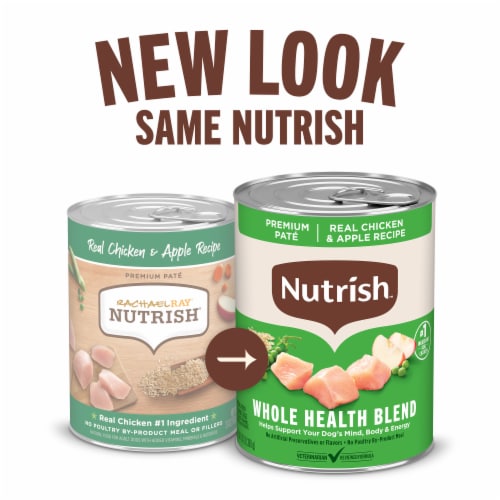 Rachael Ray Nutrish 13 Ounce Chicken Wet Dog Food Perspective: right