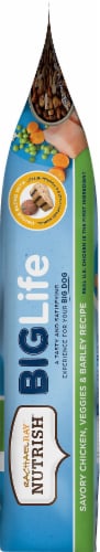 Rachael Ray Nutrish Big Life Savory Chicken Veggie & Barley Dry Adult Dog Food Perspective: right