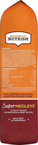 Rachael Ray™ Nutrish® Super Medleys Beef Dry Dog Food Perspective: right