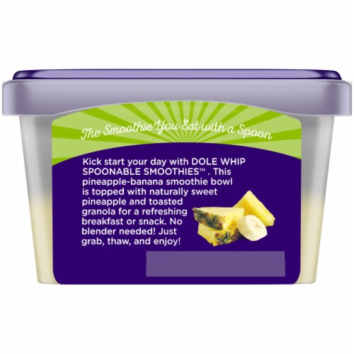Dole® Whip Pineapple Banana Spoonable Smoothie Perspective: right