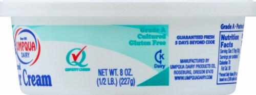 Umpqua Dairy Cultured Sour Cream Perspective: right