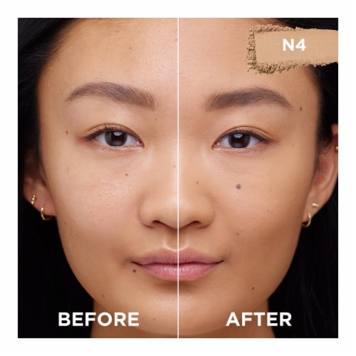 L'Oreal Paris True Match Buff Beige Super-Blendable Oil Free Makeup Powder Perspective: right