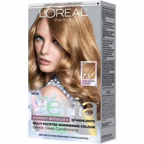 L'Oreal Feria Dark Golden Blonde 73 Hair Color, 1 ct - Fred Meyer