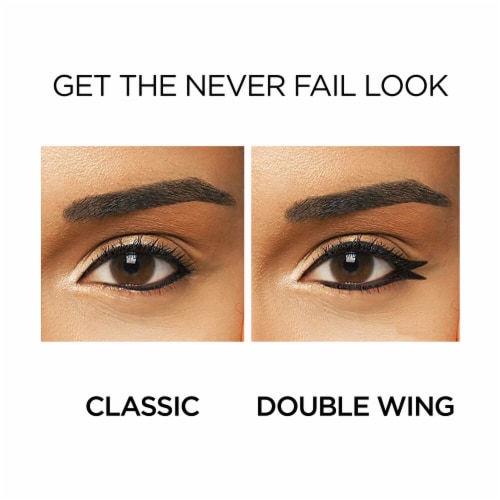 L'Oreal Paris Infallible Black Brown Never Fail Pencil Eyeliner with Built in Sharpener Perspective: right