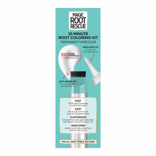 L'Oreal Paris Magic Root Rescue Root Coloring Kit Permanent 4 Dark Brown Perspective: right