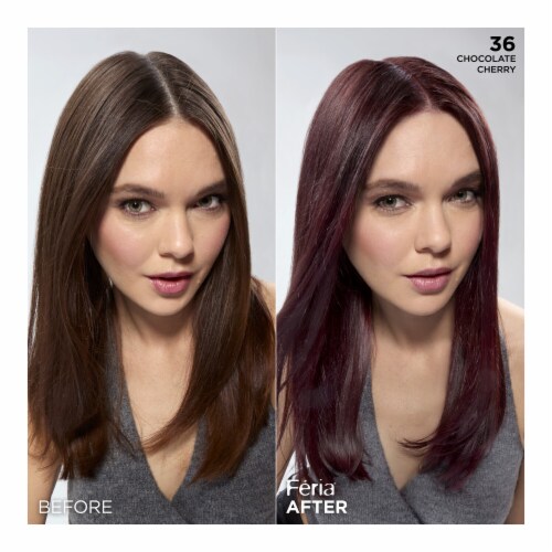 L'Oreal Paris Feria Permanent Hair Color 36 Chocolate Cherry Perspective: right
