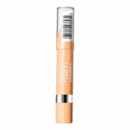 L'Oreal Paris True Match Concealer Crayon Super Blendable W1-2-3 Fair Light Warm Perspective: right