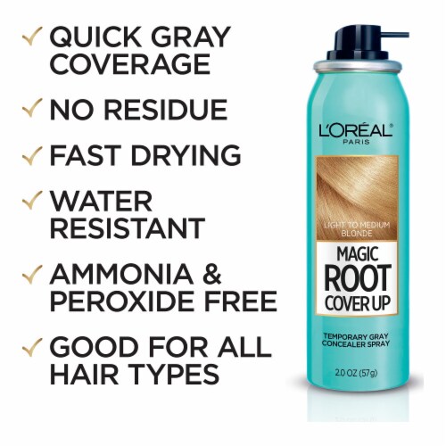 L'Oreal Paris Magic Root Cover Up Light to Medium Blonde Concealer Spray Perspective: right