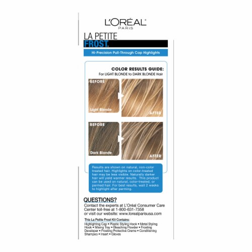 L'Oreal Paris Le Petite Frost Pull Through Cap Highlights H75 Chardonnay Perspective: right