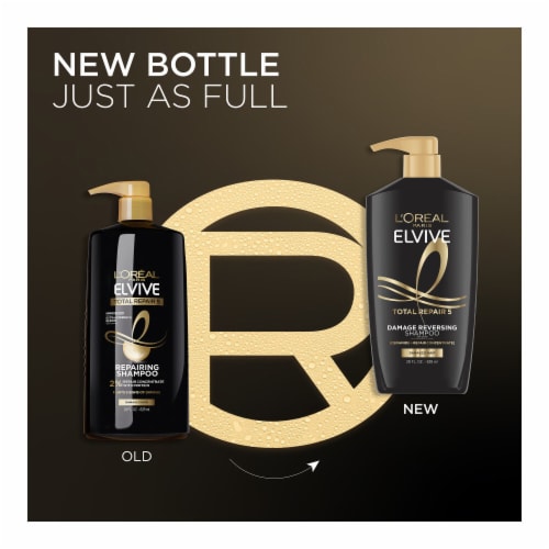 L'Oreal Paris Elvive Total Repair 5 Reparing Shampoo for Damaged Hair Perspective: right