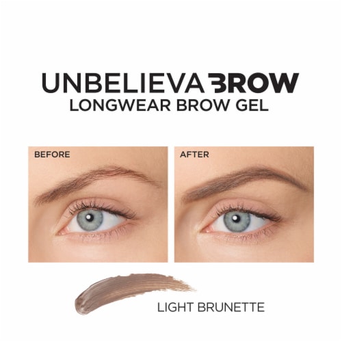 L'Oreal Paris Unbelieva Brow Tinted Brow Gel Longwear Waterproof 565 Light Brunette Perspective: right