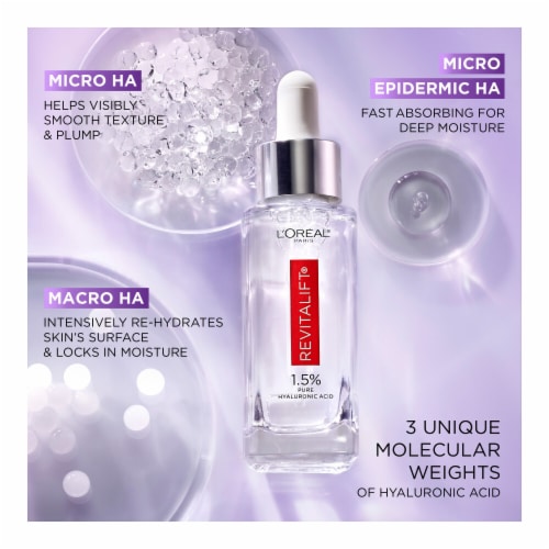 L'Oreal Paris Revitalift Hyaluronic Acid Face Serum Perspective: right