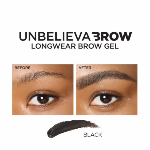 L'Oreal Paris Unbelieva Brow Tinted Brow Gel Longwear Waterproof 580 Black Perspective: right