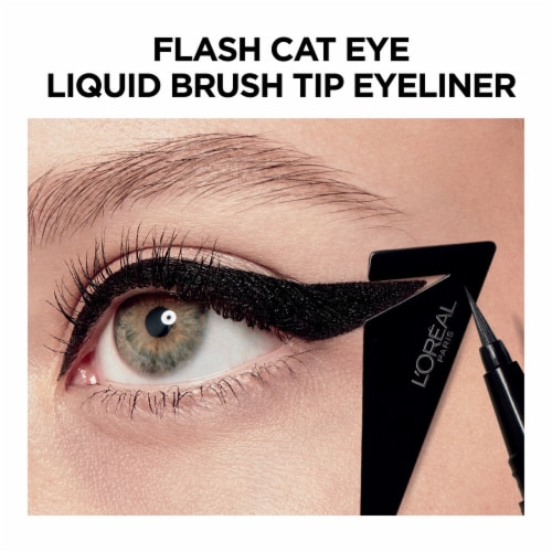 L'Oreal Paris Infallible Flash Cat Eye Black 220 Waterproof Liquid Eyeliner Perspective: right