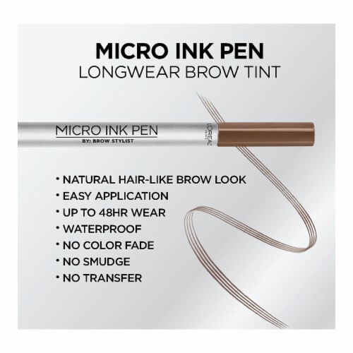 L'Oreal Paris Brow Stylist Micro Ink Pen 636 Light Brunette Perspective: right