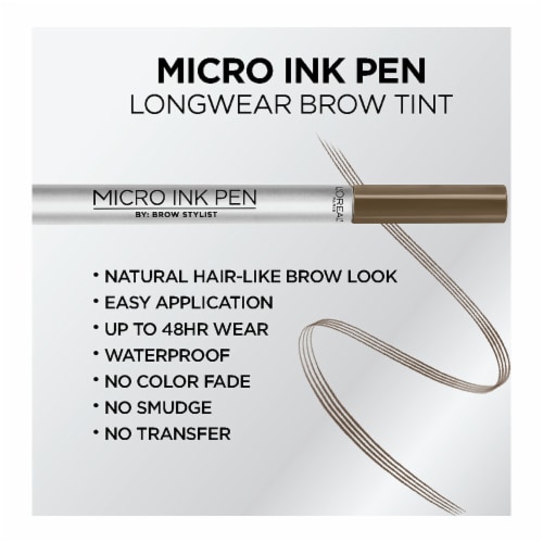 L'Oreal Paris Brow Stylist Micro Ink Pen 639 Brunette Perspective: right