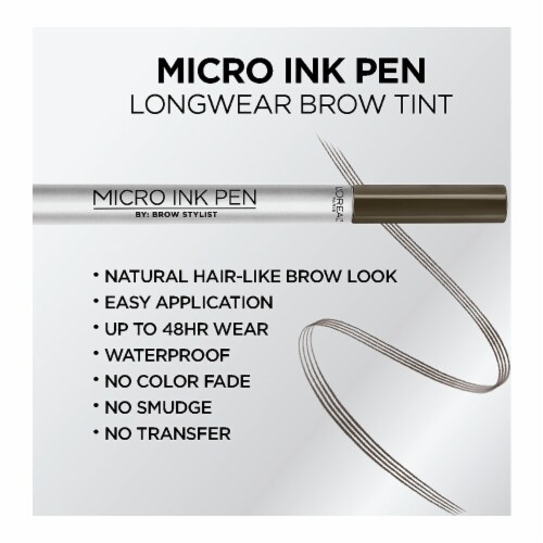 L'Oreal Paris Brow Stylist Micro Ink Pen 642 Dark Brunette Perspective: right