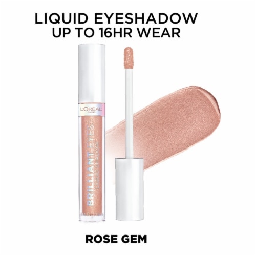 L'Oreal Paris Brilliant Eyes Shimmer Liquid Eye Shadow 420 Rose Gem Perspective: right