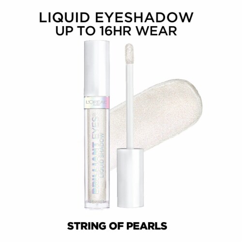L'Oreal Paris Brilliant Eyes Shimmer Liquid Eye Shadow 410 String of Pearls Perspective: right