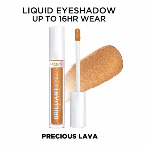 L'Oreal Paris Brilliant Eyes Shimmer Liquid Eye Shadow 450 Precious Lava Perspective: right