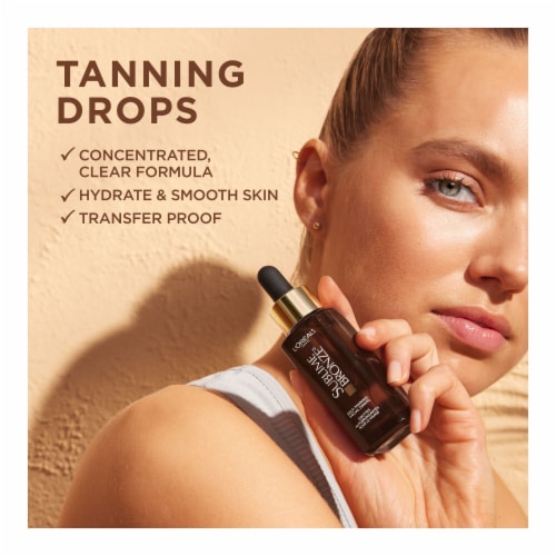 L'Oreal Paris® Sublime Bronze Self-Tanning Facial Drops Perspective: right