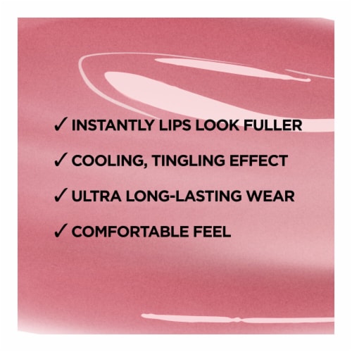L'Oreal Paris Infallible Pro Gloss Plump Lip Gloss With Hyaluronic Acid 601 Rosy Flush Perspective: right
