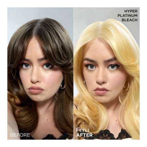 L'Oreal Paris Feria Advanced Lightening System Hyper Platinum Perspective: right