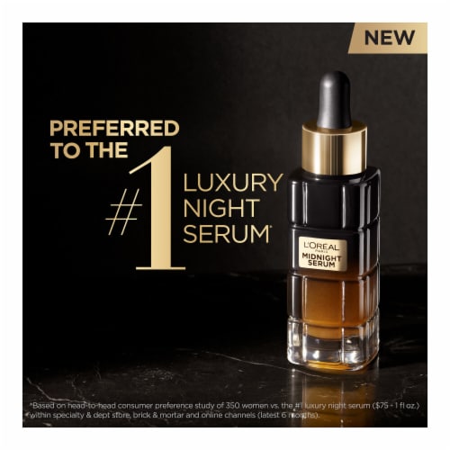 L'Oreal Paris Age Perfect Midnight Facial Serum Cell Renewal Anti-Aging Complex Perspective: right