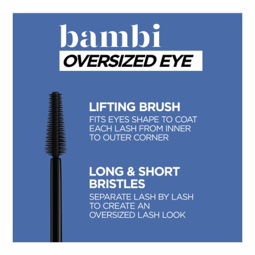 L'Oreal Paris Bambi Oversized Eye Mascara Instant Volume Washable 408 Intense Black Perspective: right