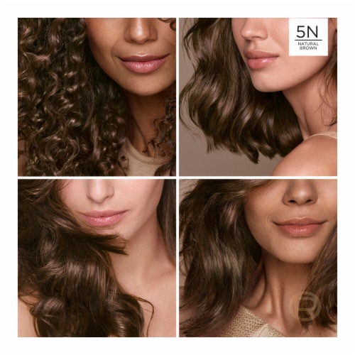 L'Oreal Paris Excellence Universal Nudes Triple Care Permanent Hair Color 5N Natural Brown Perspective: right