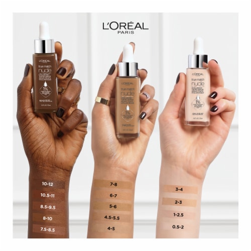 L'Oreal Paris True Match Hyaluronic Tinted Serum Foundation 4.5-5.5 Rich Medium Perspective: right