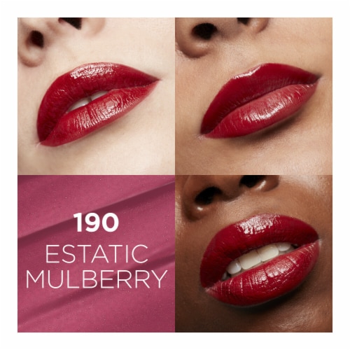L'Oreal Paris Glow Paradise Balm in Lipstick 190 Ecstatic Mulberry Perspective: right