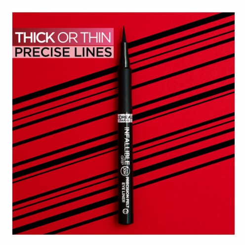 L'Oreal® Paris Infallible Grip™ Liquid Eye Liner - 600 Black Perspective: right