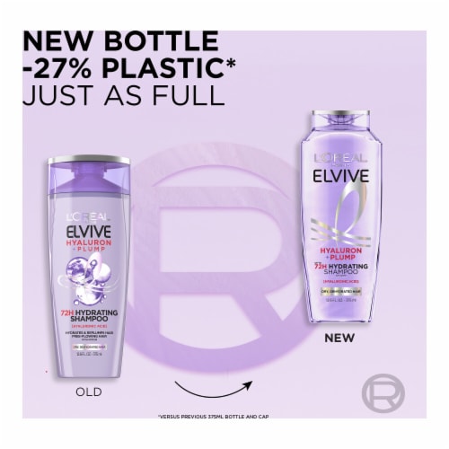 L'Oreal Paris Elvive Hyaluron Plump Shampoo Perspective: right