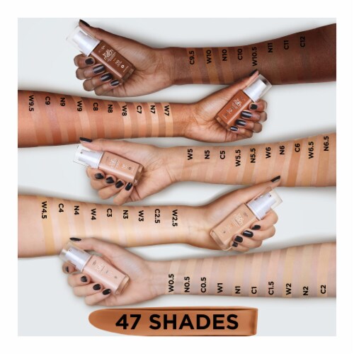 L'Oreal Paris True Match Liquid Foundation with Medium Coverage Super Blendable N4 Perspective: right