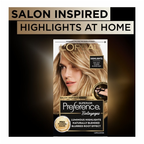L'Oreal Paris Superior Preference Light To Dark Blonde Balayage At-Home Highlighting Perspective: right