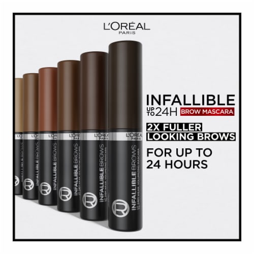 L'Oreal Paris Infallible Brow Mascara Volumizing 24 HR 5 Brunette Perspective: right