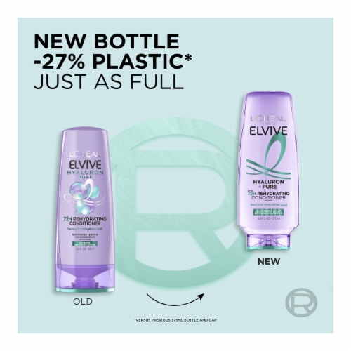 L'Oreal Paris Elvive Hyaluron Plus Pure Conditioner for Oily Hair Perspective: right