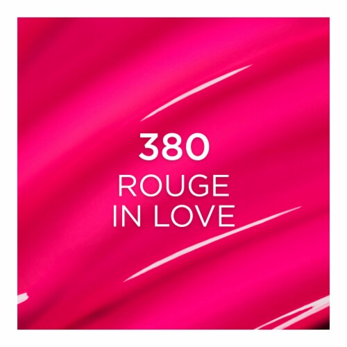 L'Oreal Paris Plump Ambition Lip Oil with Hyaluronic Acid 380 Rouge In Love Perspective: right