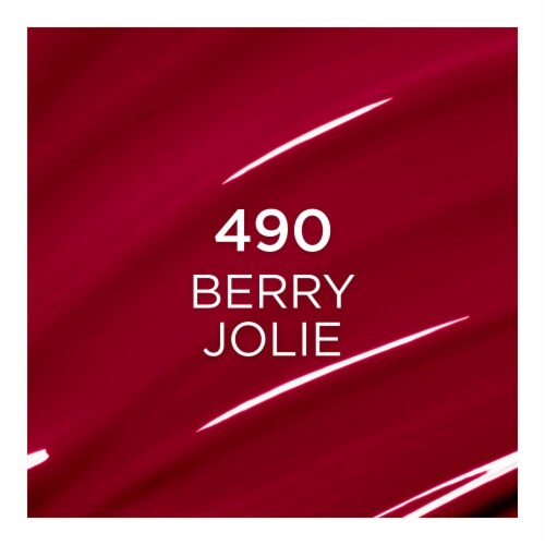 L'Oreal Paris Plump Ambition Lip Oil with Hyaluronic Acid 490 Berry Jolie Perspective: right